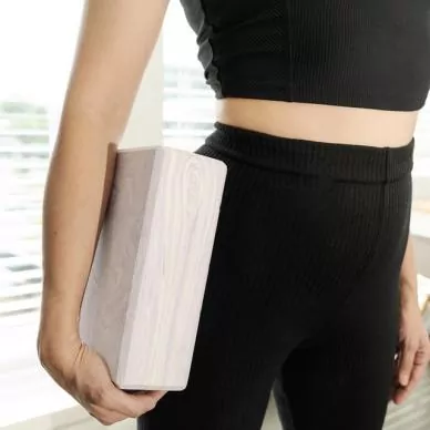 Wood-grain Texture EVA Yoga Block