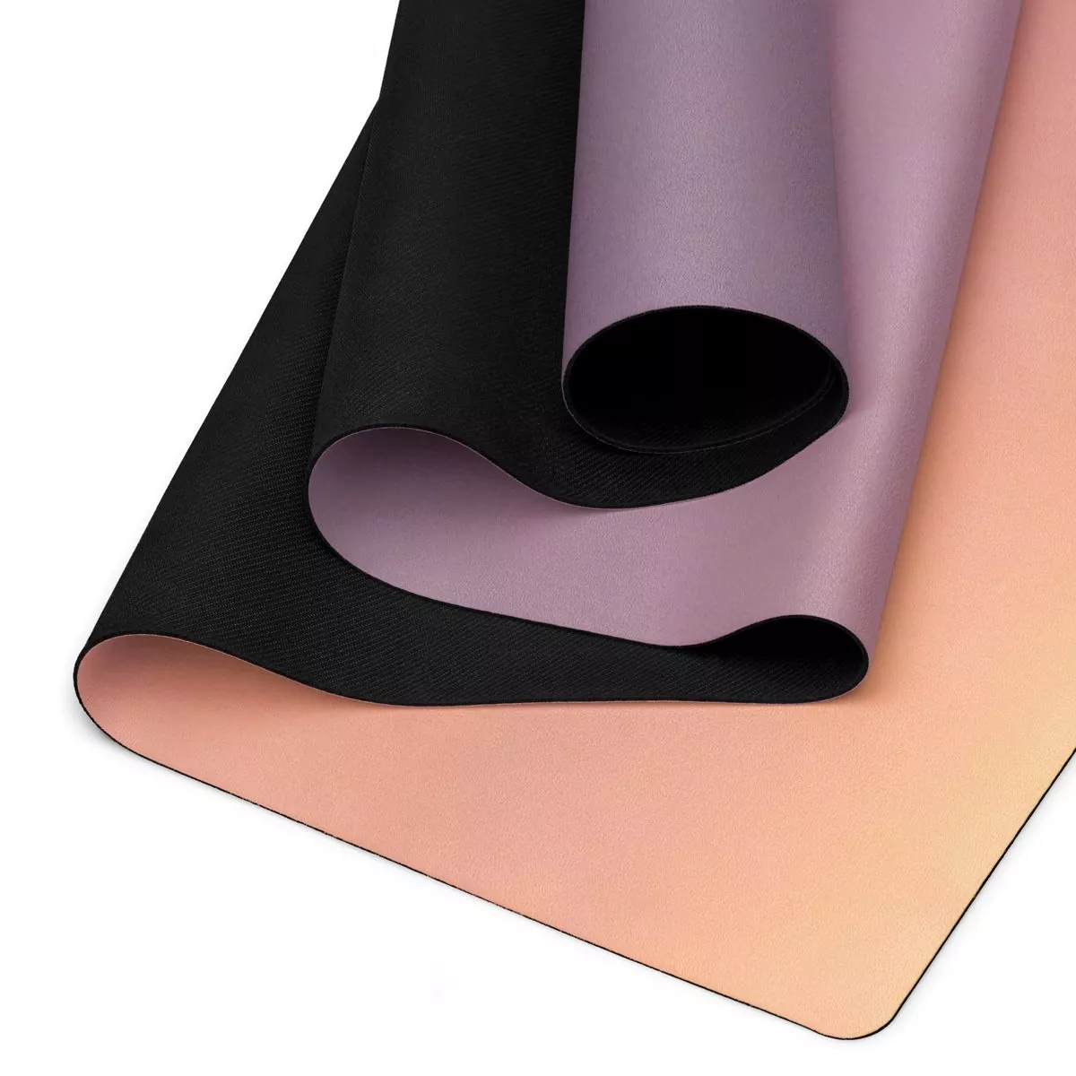 Suede Rubber Yoga Mat